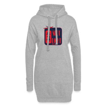 Cooles Leuchtturm Motiv Meer Küste Strand Geschenk - Hoodie-Kleid - Grau meliert - Vorne