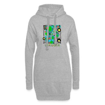 LANIAKEA v.Verbessert - Hoodie-Kleid - Grau meliert - Vorne