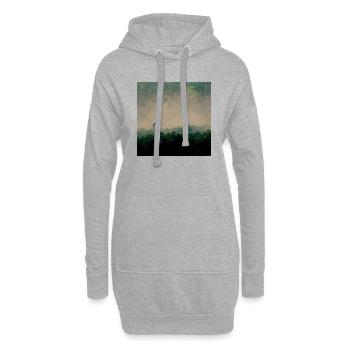 Lonely Voyager 030 - Hoodie-Kleid - Grau meliert - Vorne