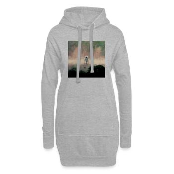 Lonely Voyager 035 - Hoodie-Kleid - Grau meliert - Vorne