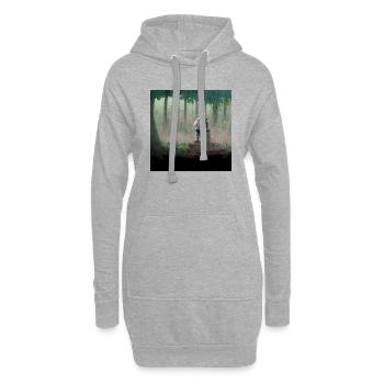 Lonely Voyager 041 - Hoodie-Kleid - Grau meliert - Vorne