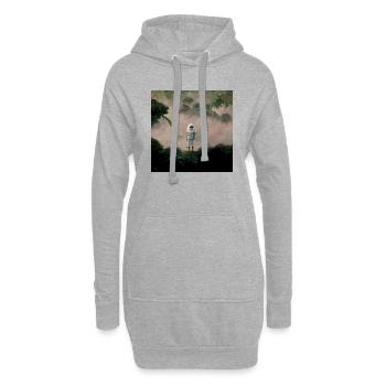 Lonely Voyager 080 - Hoodie-Kleid - Grau meliert - Vorne