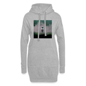 Lonely Voyager 079 - Hoodie-Kleid - Grau meliert - Vorne