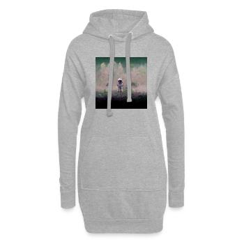 Lonely Voyager 048 - Hoodie-Kleid - Grau meliert - Vorne