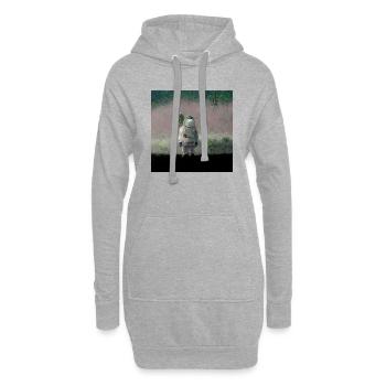 Lonely Voyager 055 - Hoodie-Kleid - Grau meliert - Vorne