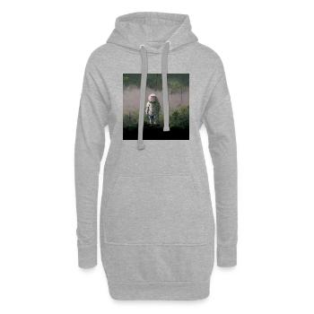 Lonely Voyager 061 - Hoodie-Kleid - Grau meliert - Vorne