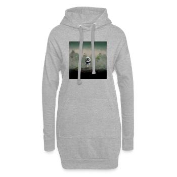 Lonely Voyager 053 - Hoodie-Kleid - Grau meliert - Vorne
