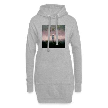 Lonely Voyager 062 - Hoodie-Kleid - Grau meliert - Vorne