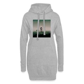 Lonely Voyager 075 - Hoodie-Kleid - Grau meliert - Vorne