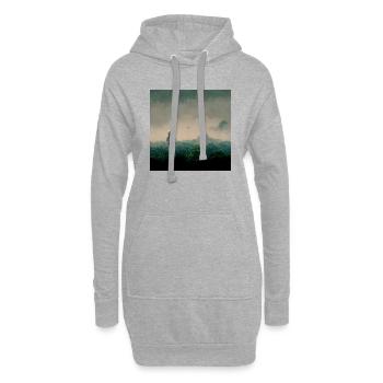 Lonely Voyager 074 - Hoodie-Kleid - Grau meliert - Vorne