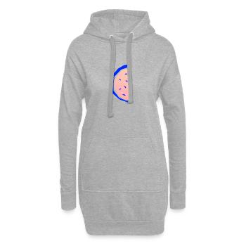 Summer Melon - Hoodie Dress - heather grey - Front
