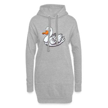 Gans - Hoodie-Kleid - Grau meliert - Vorne