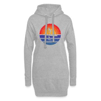 Stand up Paddle Surf Stand Up Paddle Stand Up Paddle - Sweat-shirt à capuche long Femme - gris chiné - Devant