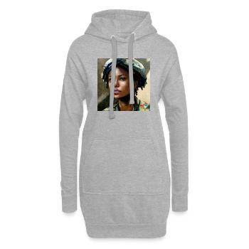 Schöne US Army Combat Medical Painting - Hoodie-Kleid - Grau meliert - Vorne