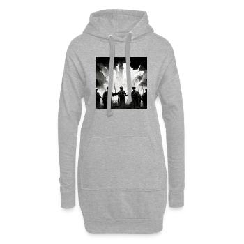 Sieg Der Ukraine - Hoodie-Kleid - Grau meliert - Vorne