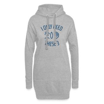 Surf - Sweat-shirt à capuche long Femme - gris chiné - Devant