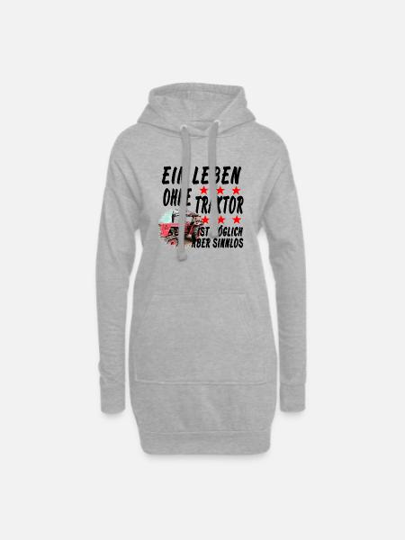 Traktor - Hoodie-Kleid - Grau meliert