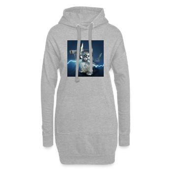 XList Silver Thor Viking God Sonderedition - Hoodie-Kleid - Grau meliert - Vorne