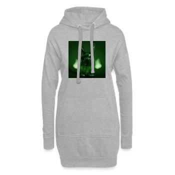 XList Metallic Loki Viking God Édition Spéciale - Sweat-shirt à capuche long Femme - gris chiné - Devant