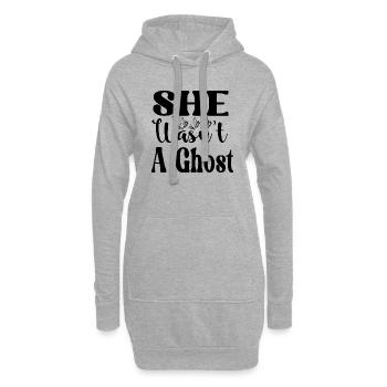 Elle n’était pas un fantôme - Sweat-shirt à capuche long Femme - gris chiné - Devant