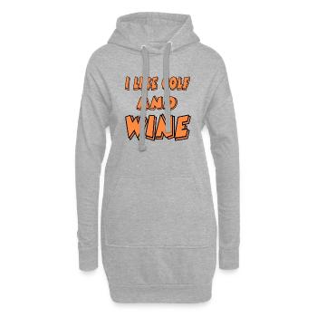 Golf - Hoodie-Kleid - Grau meliert - Vorne