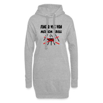 Grill - Hoodie-Kleid - Grau meliert - Vorne