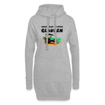 Traktor - Hoodie-Kleid - Grau meliert - Vorne