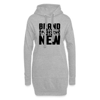 Brand sparkling New - Hoodie-Kleid - Grau meliert - Vorne