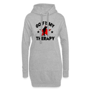 Golfe - Sweat-shirt à capuche long Femme - gris chiné - Devant