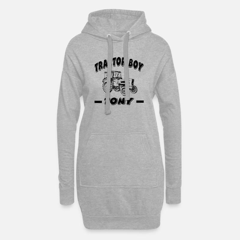 Traktor - Hoodie-Kleid - Grau meliert