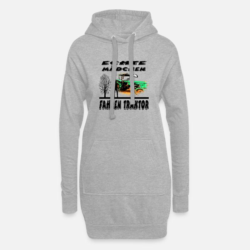 Traktor - Hoodie-Kleid - Grau meliert