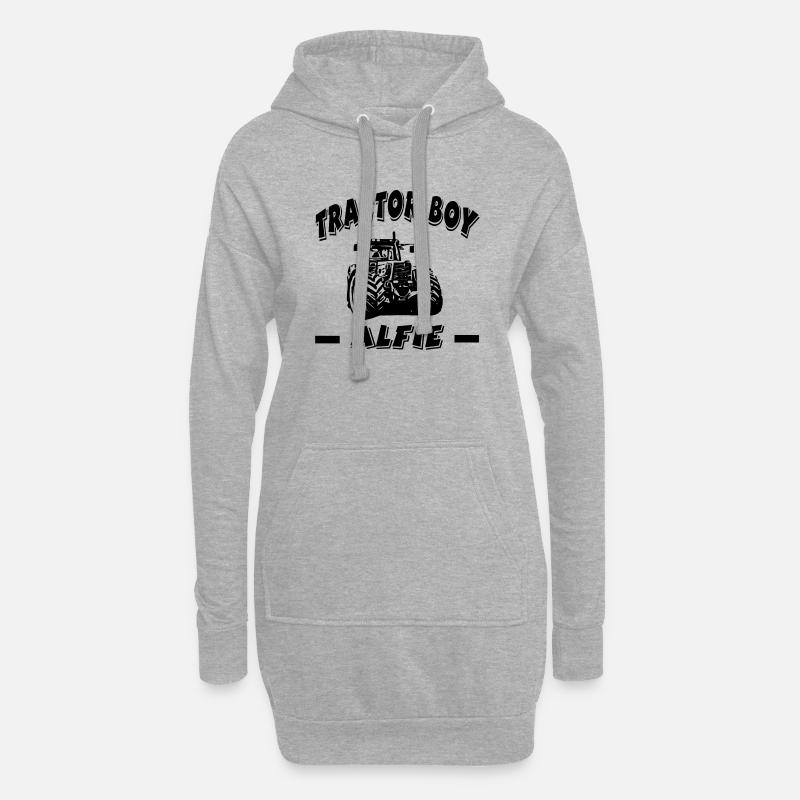 Traktor - Hoodie-Kleid - Grau meliert