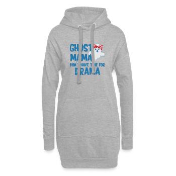 La mère fantôme d’Halloween n’a pas de temps pour le drame - Sweat-shirt à capuche long Femme - gris chiné - Devant