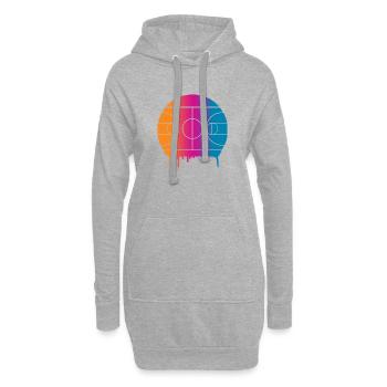 Basketball - Hoodie-Kleid - Grau meliert - Vorne