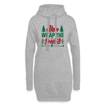 Alexa Wrap the Presents - Hoodie-Kleid - Grau meliert - Vorne