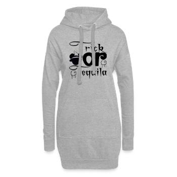 Trick or Tequila - Hoodie-Kleid - Grau meliert - Vorne