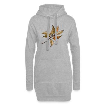 Liste - Hoodie-Kleid - Grau meliert - Vorne