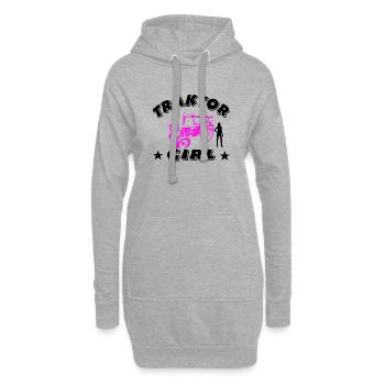 Traktor - Hoodie-Kleid - Grau meliert - Vorne