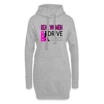 Truck - Hoodie-Kleid - Grau meliert - Vorne