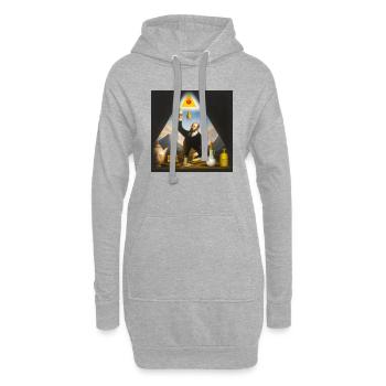 The Alchemist - Hoodie Dress - heather grey - Front