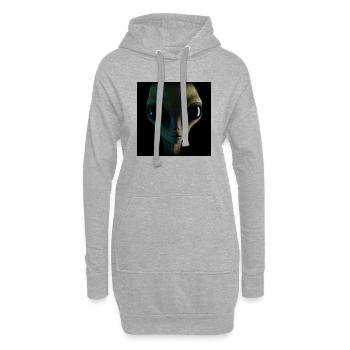 extraterrestrial - Hoodie Dress - heather grey - Front