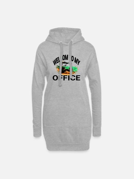 Traktor - Hoodie-Kleid - Grau meliert