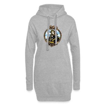 089 Crew | Münchner Kindl #1 - Hoodie-Kleid - Grau meliert - Vorne