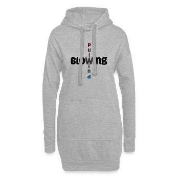 Blowing - Hoodie-Kleid - Grau meliert - Vorne