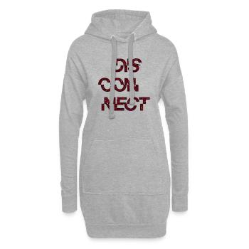 Zitate lustig fraze meme populär cool trendy Zitat - Hoodie-Kleid - Grau meliert - Vorne