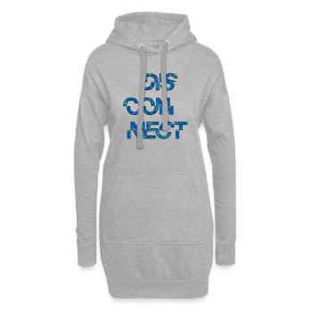Zitate lustig fraze meme populär cool trendy Zitat - Hoodie-Kleid - Grau meliert - Vorne