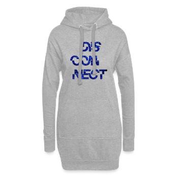 Zitate lustig fraze meme populär cool trendy Zitat - Hoodie-Kleid - Grau meliert - Vorne