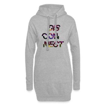 Zitate lustig fraze meme populär cool trendy Zitat - Hoodie-Kleid - Grau meliert - Vorne