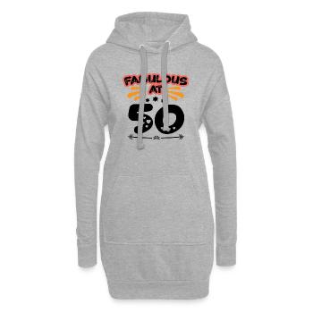 Fabulous At 50 - Hoodie-Kleid - Grau meliert - Vorne