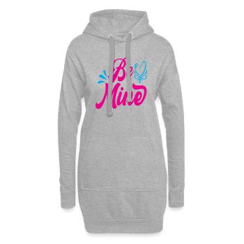 Be Mine - Hoodie-Kleid - Grau meliert - Vorne